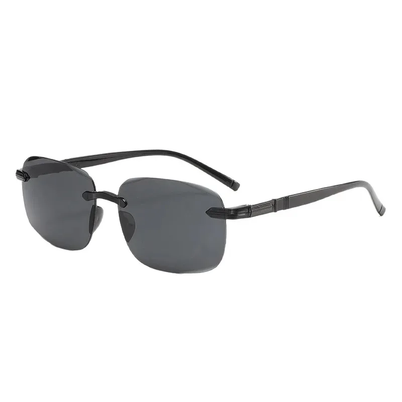 Rimless Stylish Trendy Sunglas - Gaming Accessories Rack 评论和价格